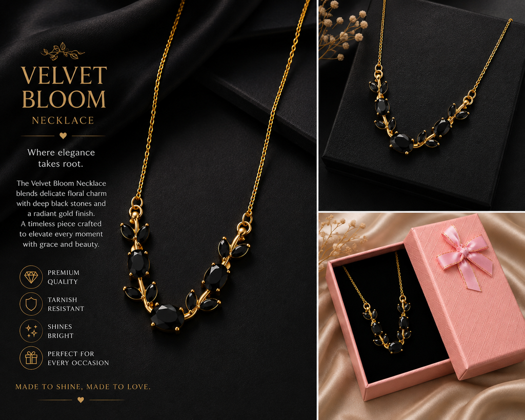 Noir Bloom Necklace