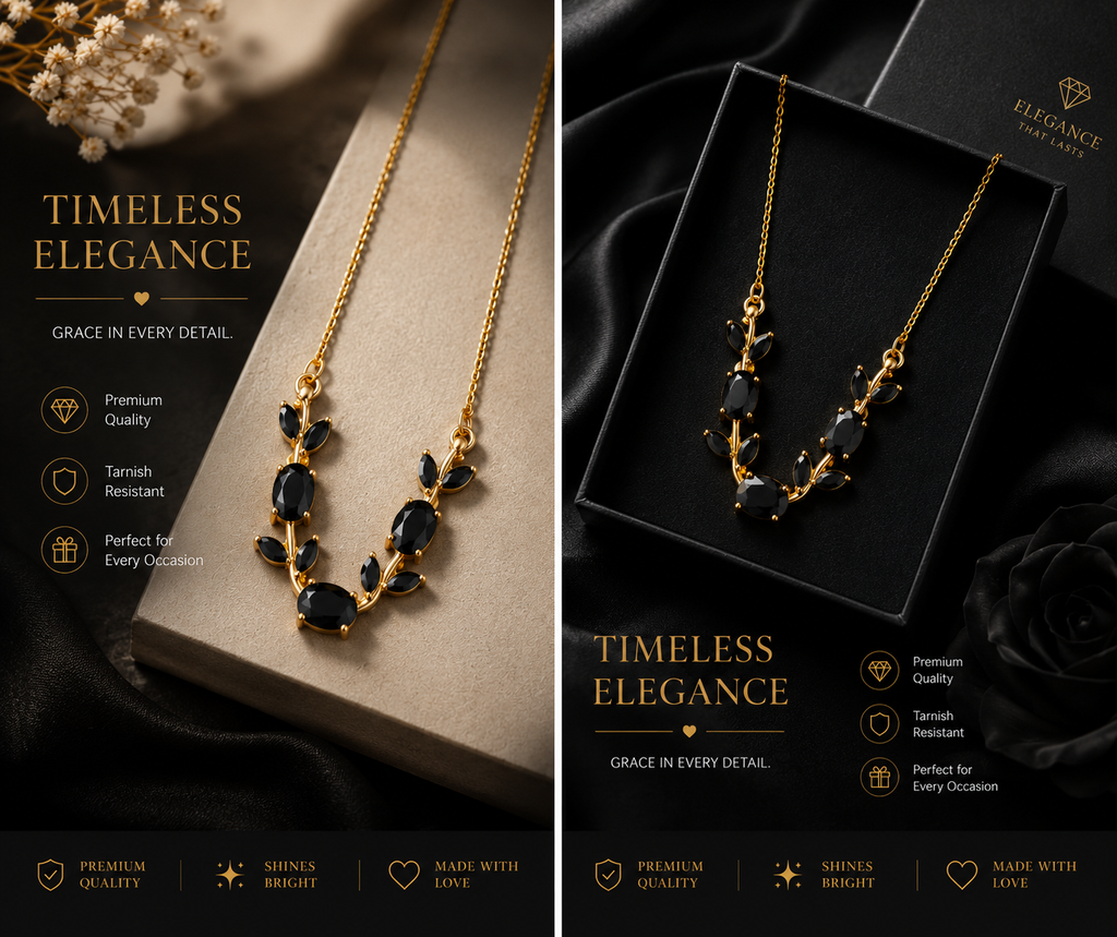 Noir Bloom Necklace