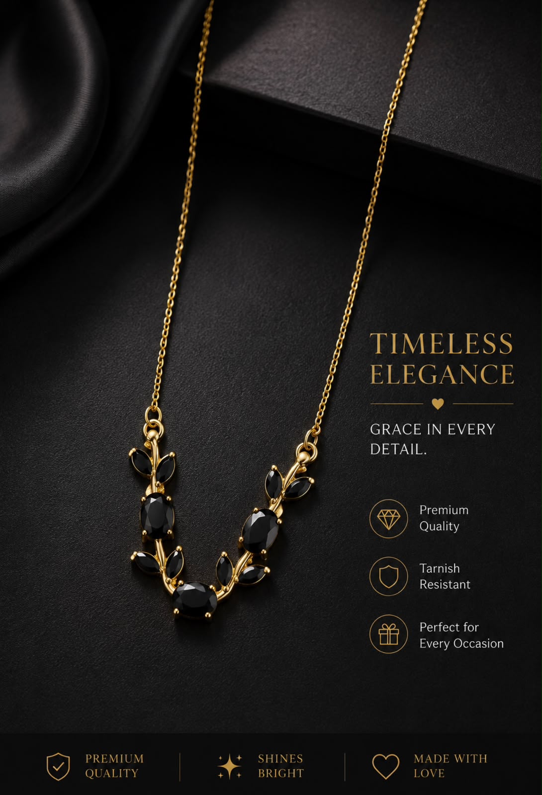 Noir Bloom Necklace